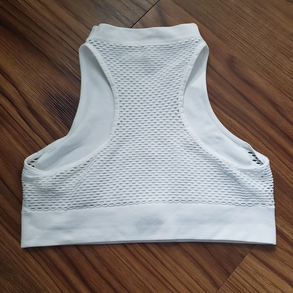 aerie high neck sports bra